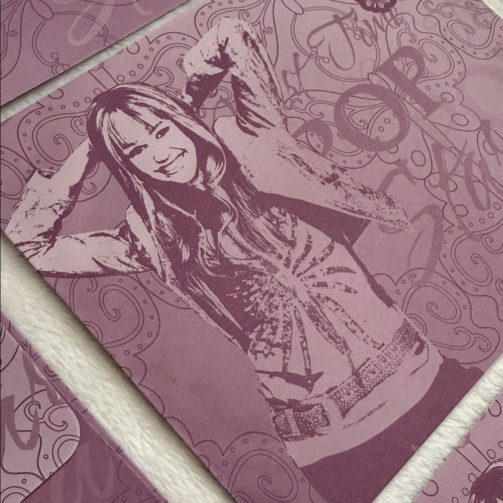 {NEW} Disney | 2009 Hannah Montana Photo Note Cards & Envelopes Set of 6 - Picture 7 of 15